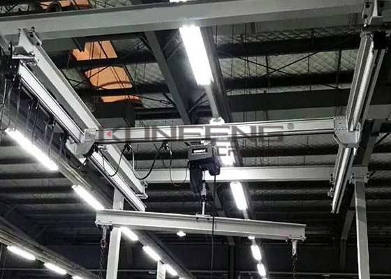 铝合金悬挂式轨道起重机出现摇摆现象的原因 铝合金悬挂式轨道起重机出现摇摆现象的原因