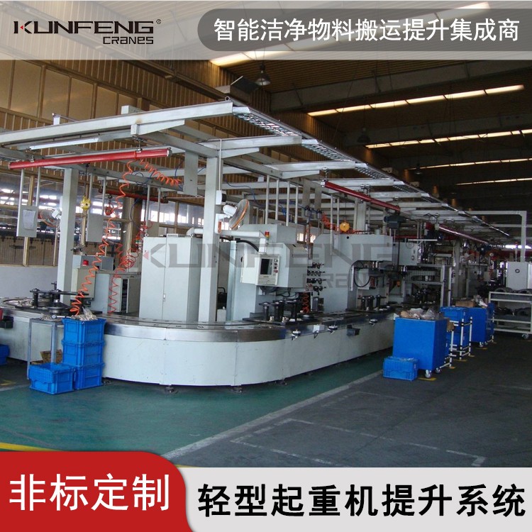 铝合金KBK轨道大跨度手动方式的应用
